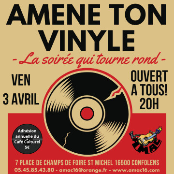 Soirée « Amène ton Vinyle »