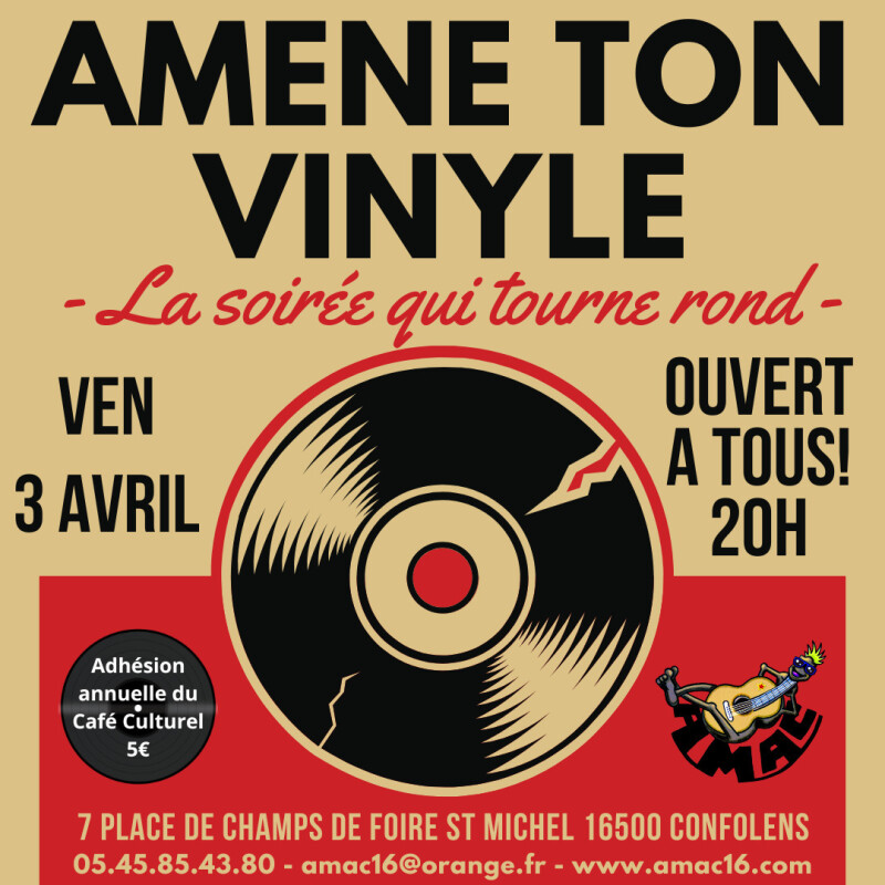 Soirée « Amène ton Vinyle »