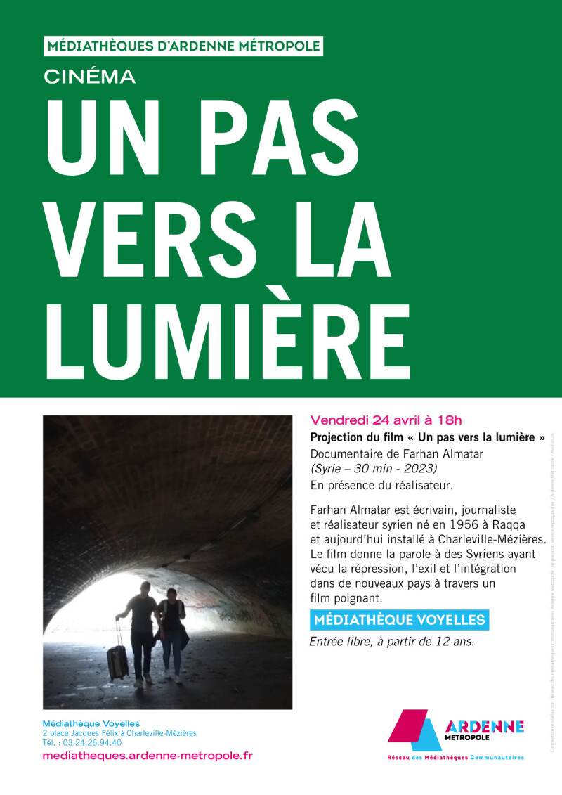 Un pas vers la lumière : Médiathèque Voyelles