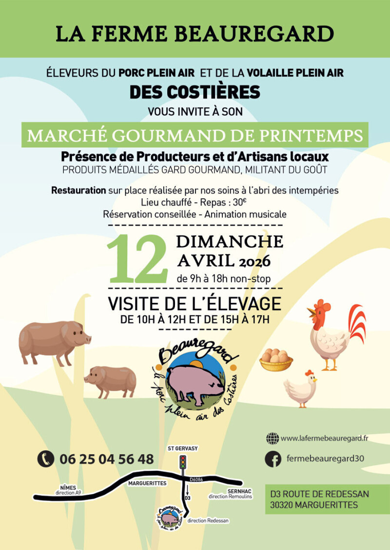 Marché gourmand de printemps