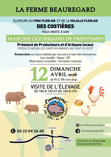 Marché gourmand de printemps