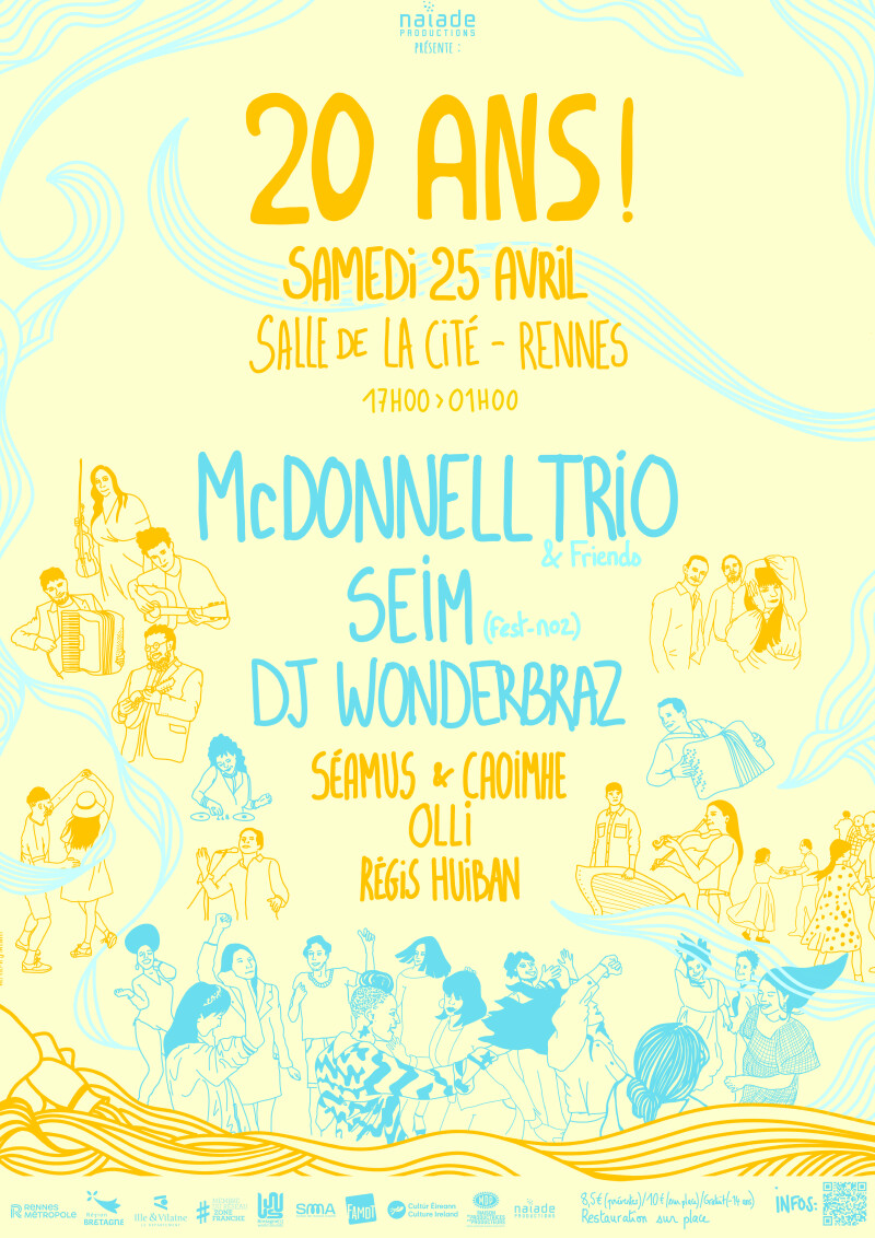 MCDONNELL TRIO & NAIADE PRODUCTIONS : 20 ans de musique et de tournées !