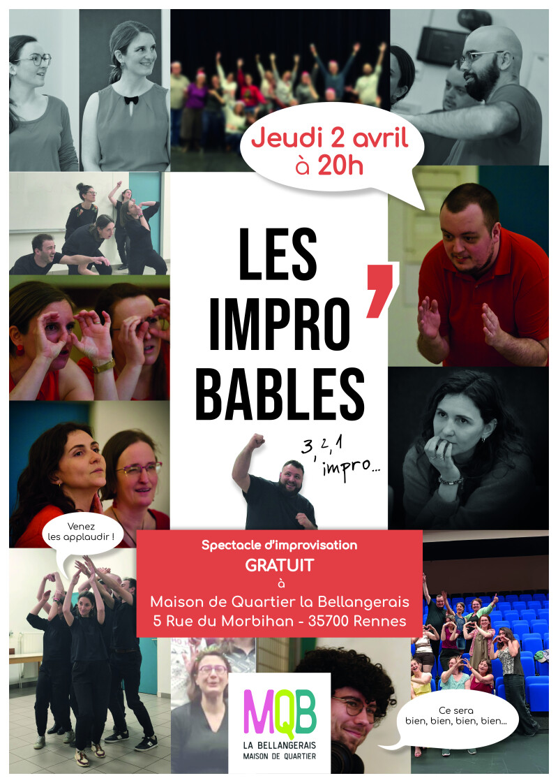 Spectacle d’improvisation les Impro’Bables