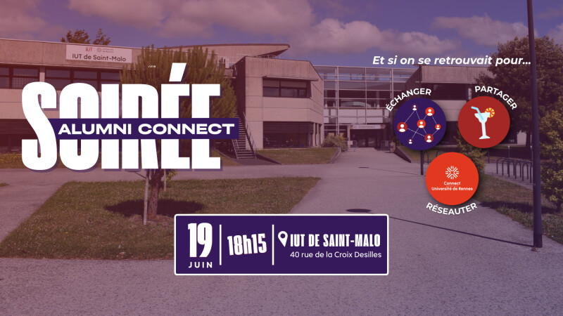 Soirée networking "Alumni Connect" de l'IUT de Saint-Malo