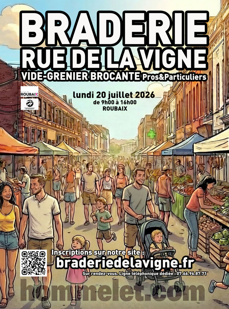 Braderie de la Vigne 2026