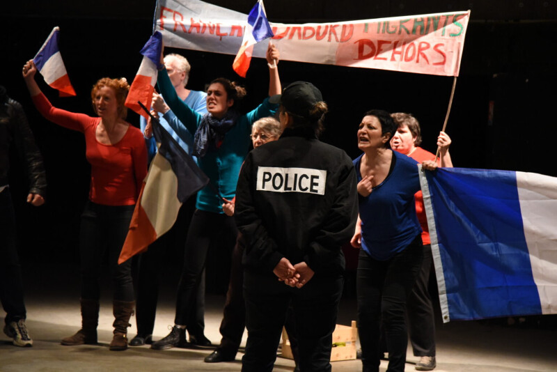 Compagnie NAJE : "La nuit qui vient" . Théâtre journal