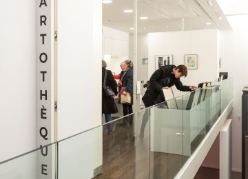 Visite flash de l’artothèque