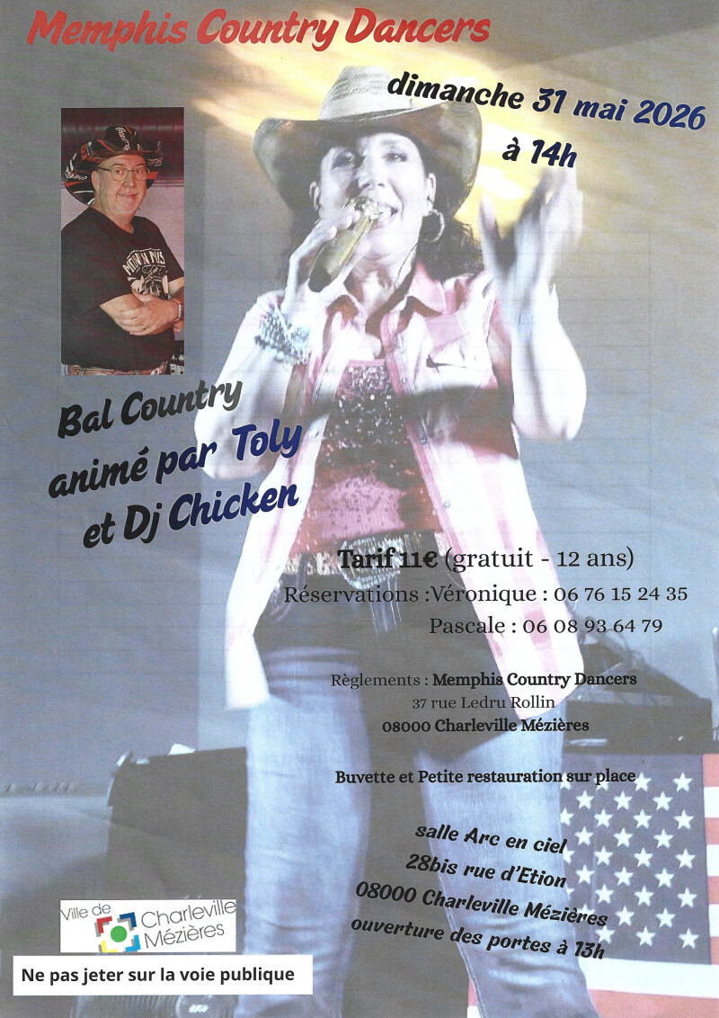 Bal country animé par Toly et DJ Chicken