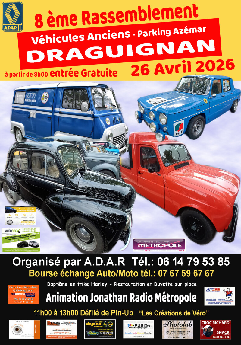 8e rassemblement de véhicules anciens
