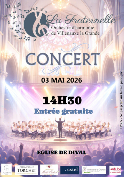 Fête de DIVAL : Concert La Fraternelle