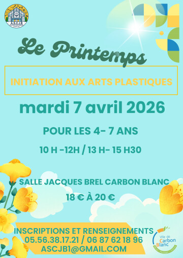 INITIATION AUX ARTS PLASTIQUES