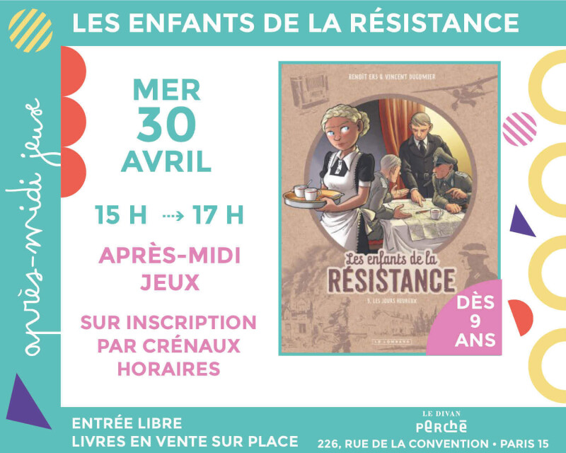 Après-midi jeux autour de la série « Les Enfants de la Résistance »