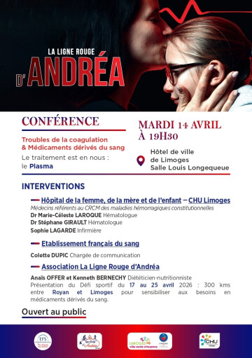 Conférence - Hôtel de Ville de Limoges - La Ligne Rouge d'Andréa