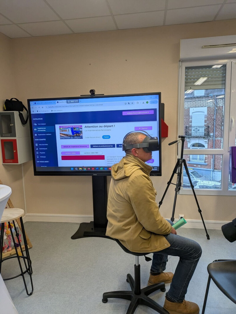 Découverte métiers casques à réalité virtuelle