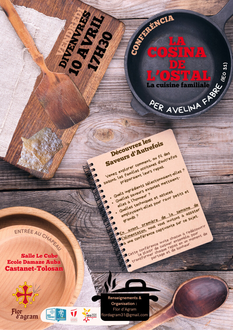 Conférence "La cosina de l'ostal / La cuisine familiale" - Flor d'Agram