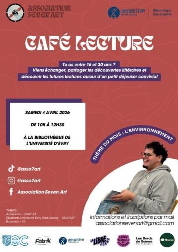 Café lecture -  thème de l'environnement