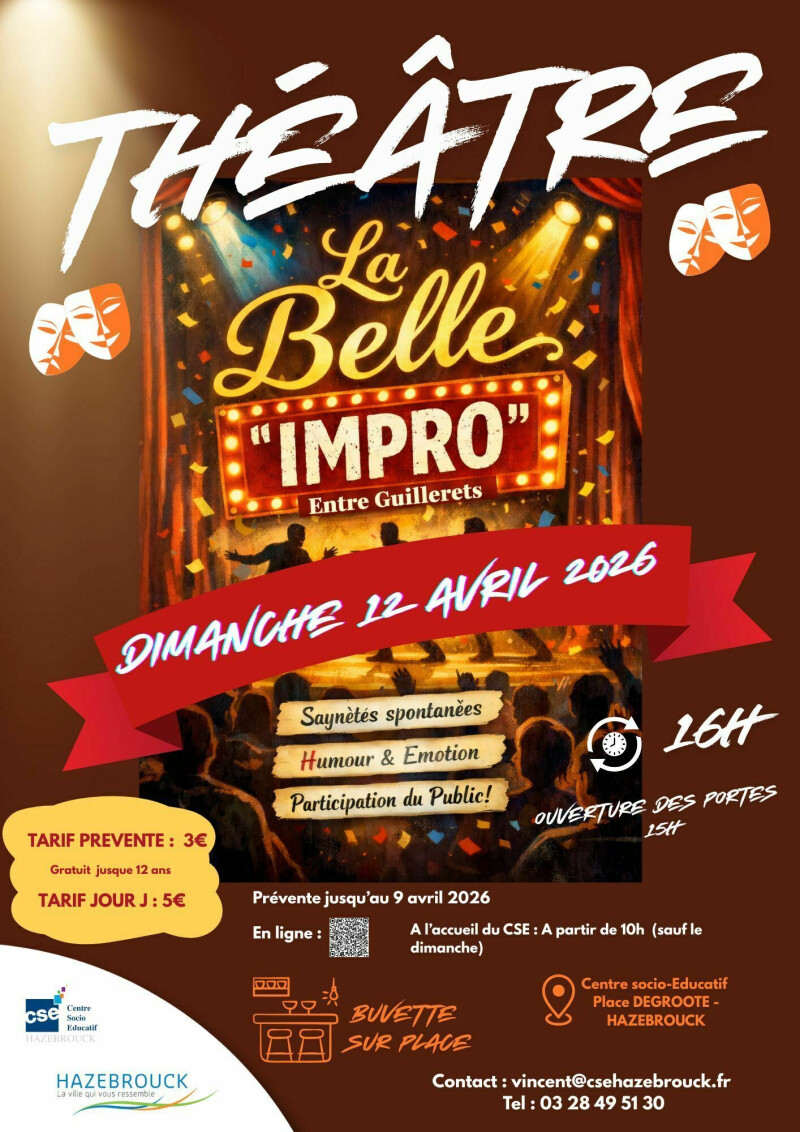 Pièce de théâtre : "La Belle Impro"