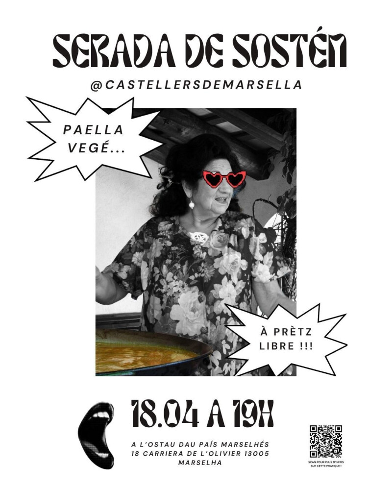 Soirée de soutien aux Casteller.es de Marsella