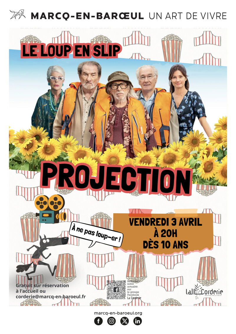 Le Loup en slip - Projection