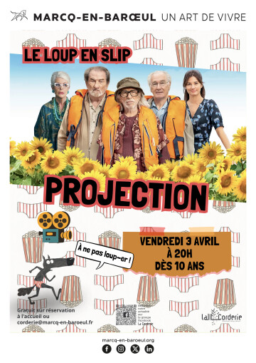Le Loup en slip - Projection