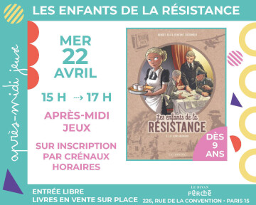 Après-midi jeux autour de la série « Les Enfants de la Résistance »