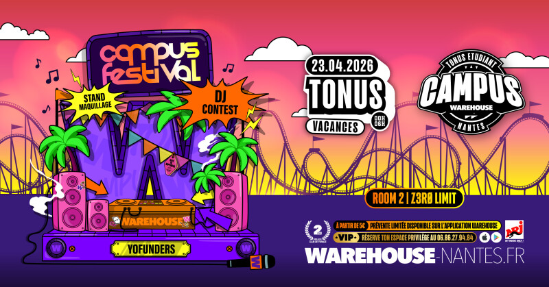 Tonus Campus Festival - Vacances