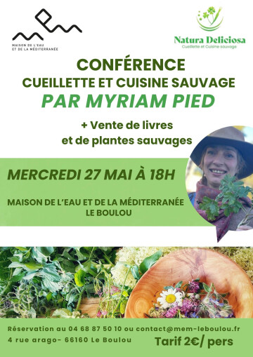 Conférence Cueillette et cuisine sauvage par Myriam Pied