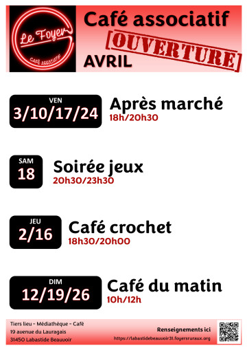 Café associatif de Labastide Beauvoir