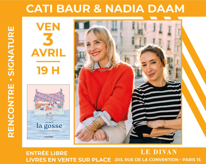 Cati Baur et Nadia Daam dédicacent « La Gosse »