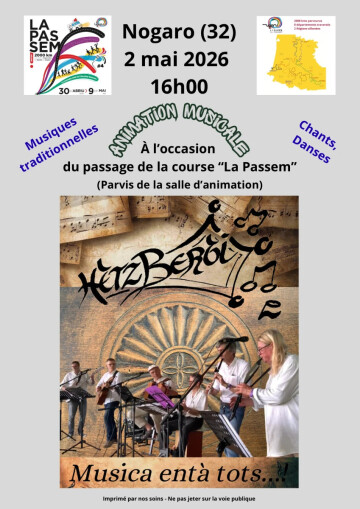 Animation musicale pour "La Passem"