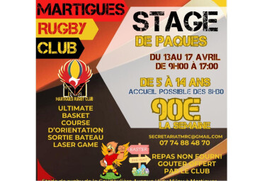 RUGBY.STAGE DE PAQUES