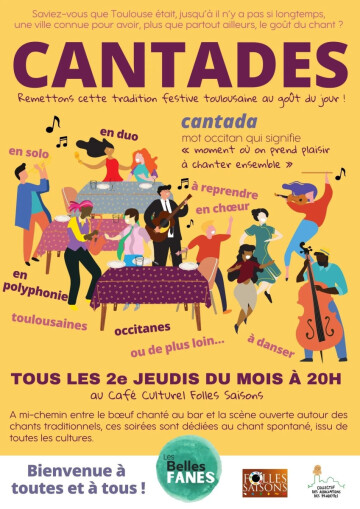 CANTADA, soirée dédiée au chant spontané de tradition orale