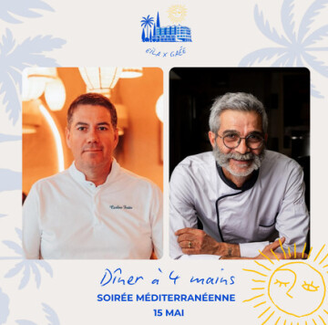 Soirée Méditerranéenne à La Rochelle 15 mai : Dîner à 4 mains avec les chefs Carlos Foito et Hervé Holderbaum