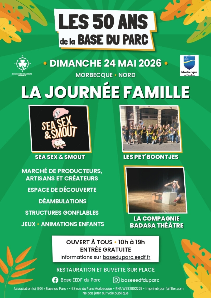 Les 50 ans de la base du parc - journée famille