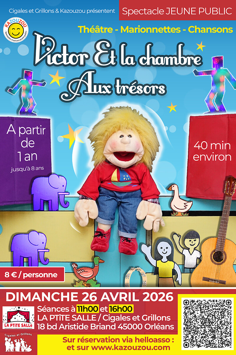 Spectacle jeune public "Victor et la chambre aux trésors"