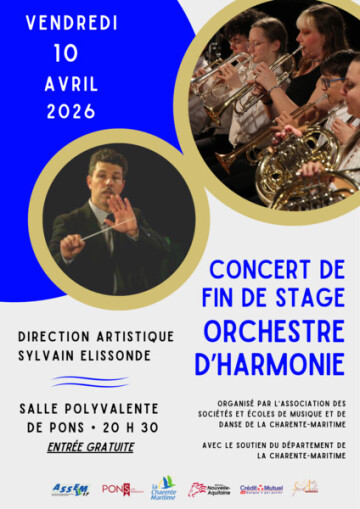 Concert de fin de stage - Orchestre d'Harmonie