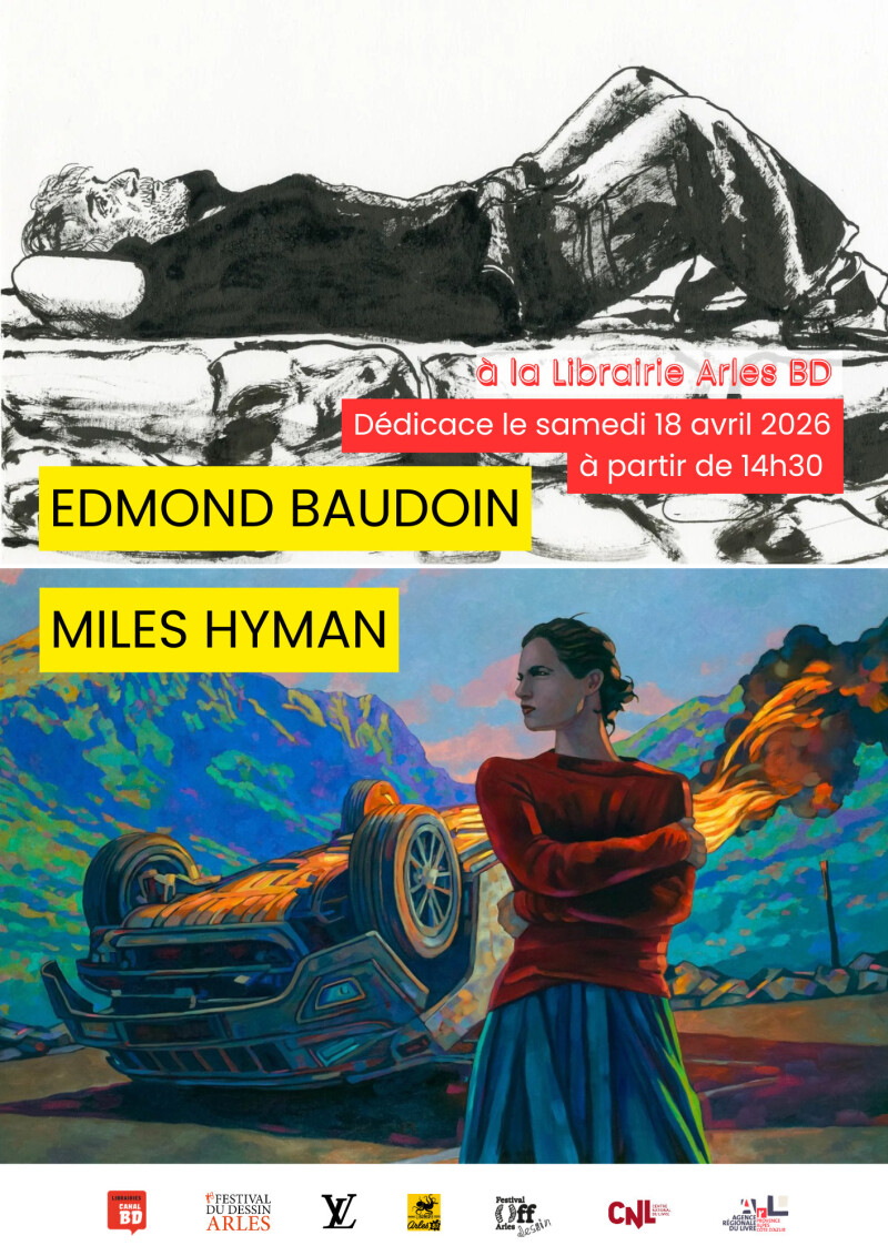 Dédicace Edmond Baudoin et Miles Hyman