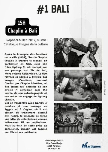 CYCLE ESCALES DE CINEMA #1 BALI