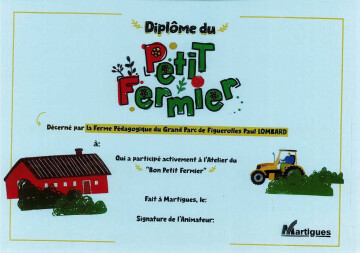 ANIMATION DU PETIT FERMIER