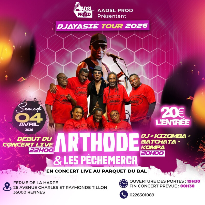 Djayasiè Tour 2026 - Arthode et les Pêchemerga