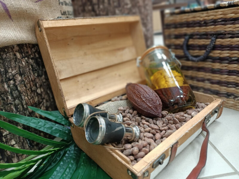 Table ronde entre l'autrice Mireille Gayet et la chocolaterie 20°N 20°S