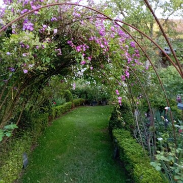 Visite du jardin d'Adrienne