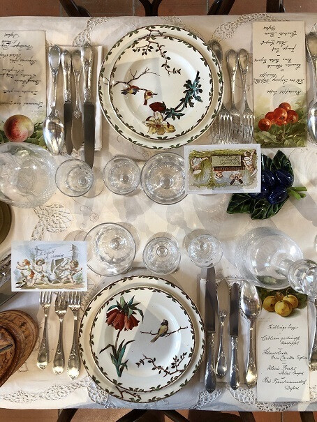 Visite de l'exposition A Table. Passé, présent.