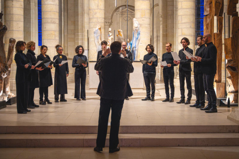 Les voix du Macadam Ensemble résonnent à Fontevraud