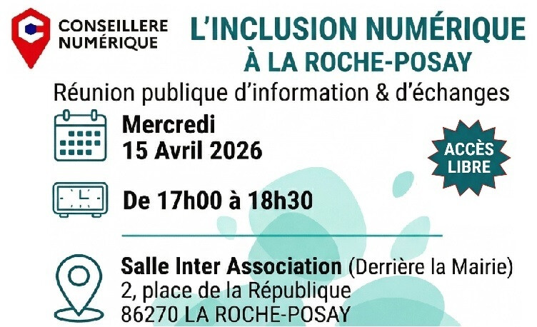 Réunion de présentation - Inclusion Numérique à La Roche Posay