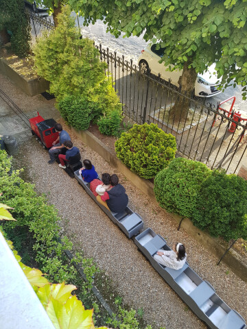 Balade en train de jardin