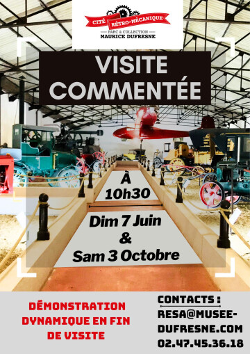 Visite Commentée + Démonstration Dynamique