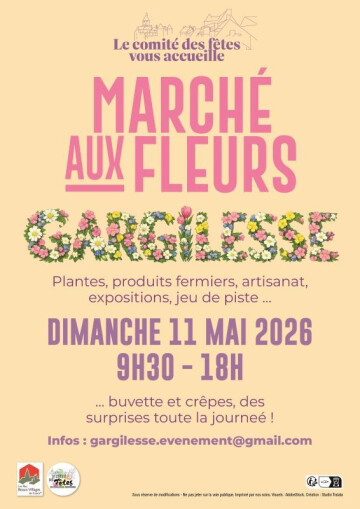 Marché aux fleurs et aux produits fermiers
