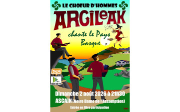 Concert du chœur d'hommes Argileak