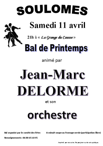 Bal de printemps à Soulomès